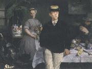 Edouard Manet Le dejeuner dans l'atelier (mk40) USA oil painting artist